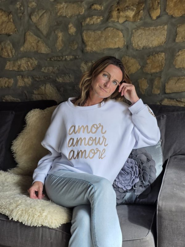 Motif broderie machine "Amor - Amour - Amore" – Image 3